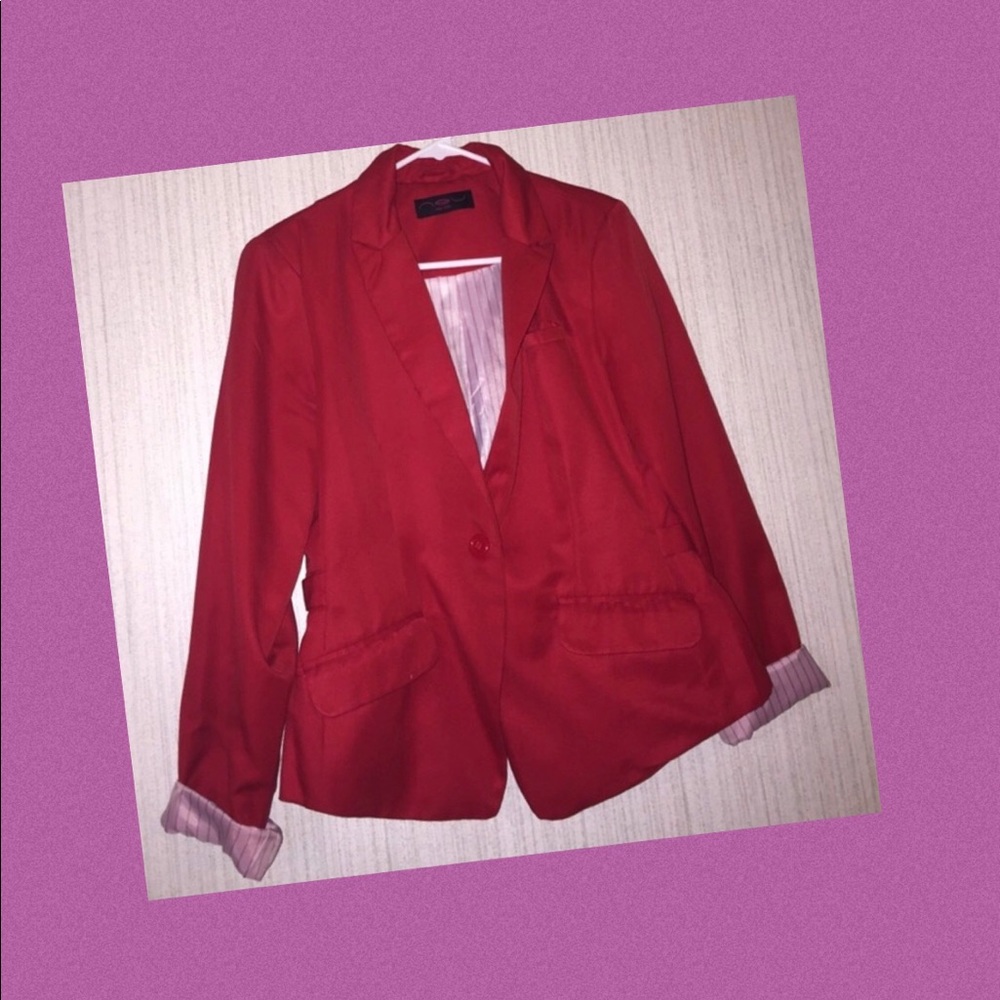Red blazer